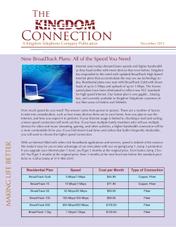 December 2015 - Kingdom Telephone