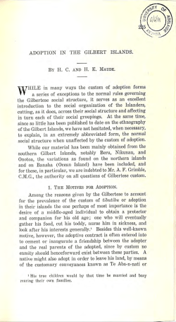 to explain, in an extremely abbreviated form, the normal Onotoa, the