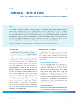 Technology&mdash;Boon or Bane?