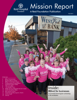 Mission Report - Reid Health Foundation