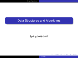 Data Structures and Algorithms