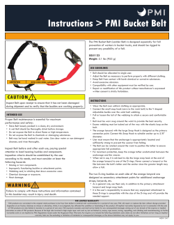 Instructions > PMI Bucket Belt