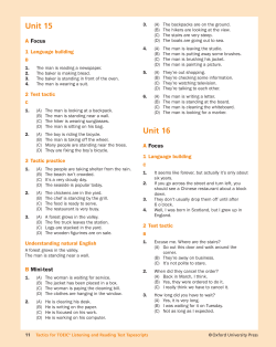 Unit 15 - Oxford University Press