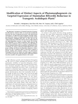 Modification of Distinct Aspects of
