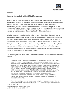 Dissolved Gas Analysis