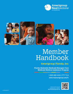 Amerigroup Florida, Inc. Member Handbook