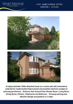 10 ST. JAMES AVENUE, UPTON CHESTER | &pound;279,950 A highly