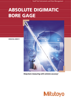 ABSOLUTE DIGIMATIC BORE GAGE