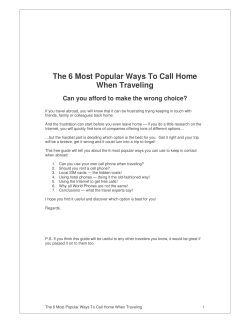 The 6 Most Popular Ways To Call Home When Traveling