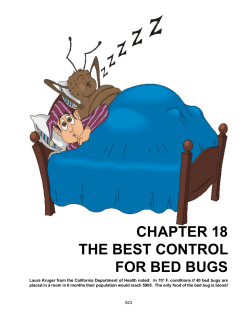 chapter 18 the best control for bed bugs