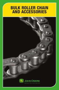 bulk roller chain and accessories - JDParts