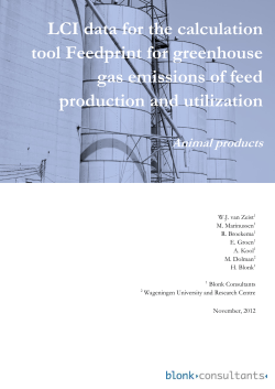 Animal products - Blonk Consultants