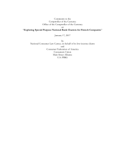 Comments - National Consumer Law Center