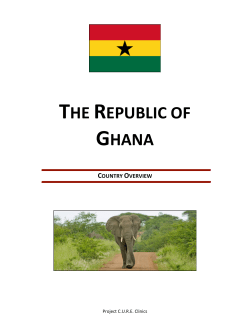 GHANA - Project CURE