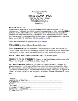 The ASB DISCOUNT BOOK