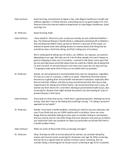 Katie Johnson - Lake Region Healthcare