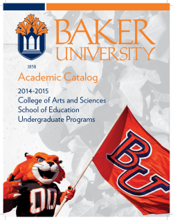 2014-2015 - Baker University