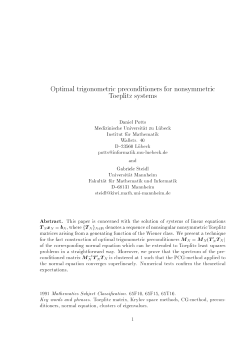 Optimal trigonometric preconditioners for