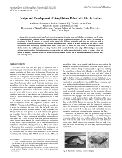 Design and Development of Amphibious Robot with Fin