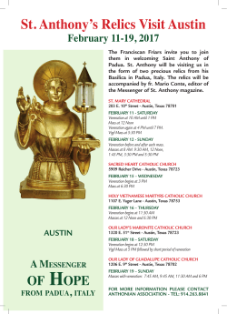 These fliers - Austin Diocese