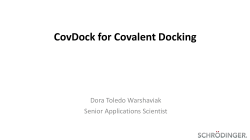 CovDock for Covalent Docking