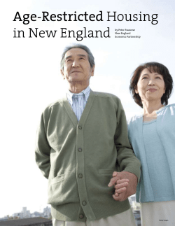 Age-Restricted Housing in New England