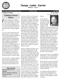 Tampa Letter Carrier
