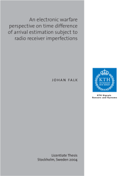 An electronic warfare perspective on time difference of arrival