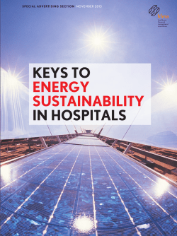 keys to energy sustainability in hospitals
