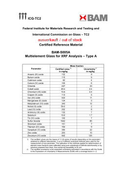 certificate "BAM-S005-A"