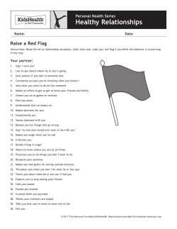 Handout - KidsHealth in the Classroom