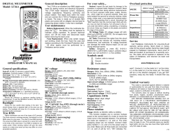 LT16A - Fieldpiece Instruments