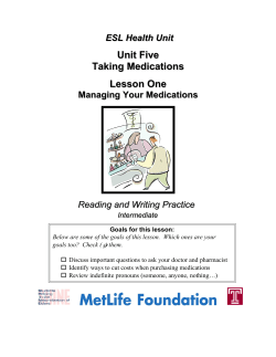 ESL Health Unit Unit Five