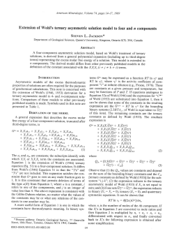 Extension of Wohl`s ternary asymmetric solution model to four and