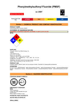 Phenylmethylsulfonyl Fluoride (PMSF)