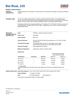 Devoe 235 Product Data