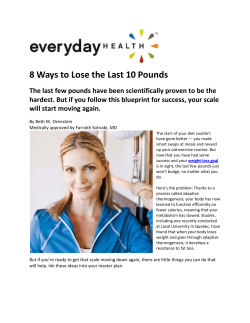 8 Ways to Lose the Last 10 Pounds