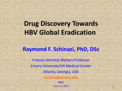 HBV Eradication focusing on capsid inhibitors