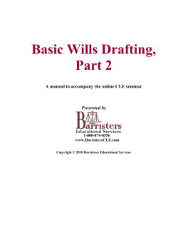 Chapter 1 - Barristers Educational Services