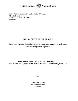 Paper - the United Nations