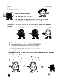 Activity #1- Crossing Purebred + Purebred= ??