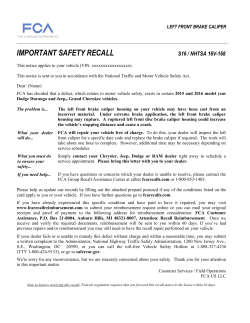 important safety recall