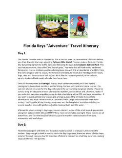 Adventure Travel Itinerary - Fla