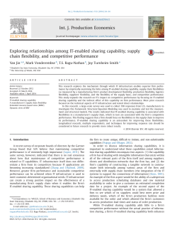 Exploring relationships among IT-enabled sharing capability