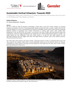 Sustainable Vertical Urbanism