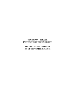 Financial Statements as of September 30,2016