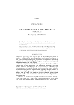 structural injustice and democratic practice