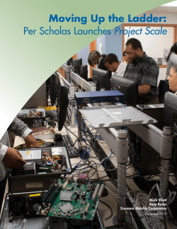 Moving Up the Ladder: Per Scholas Launches Project Scale