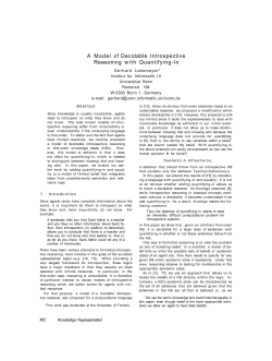 A Model of Decidable Introspective Reasoning with