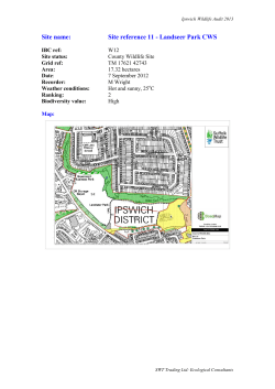 Sites 11 to 20 - Ipswich Borough Council